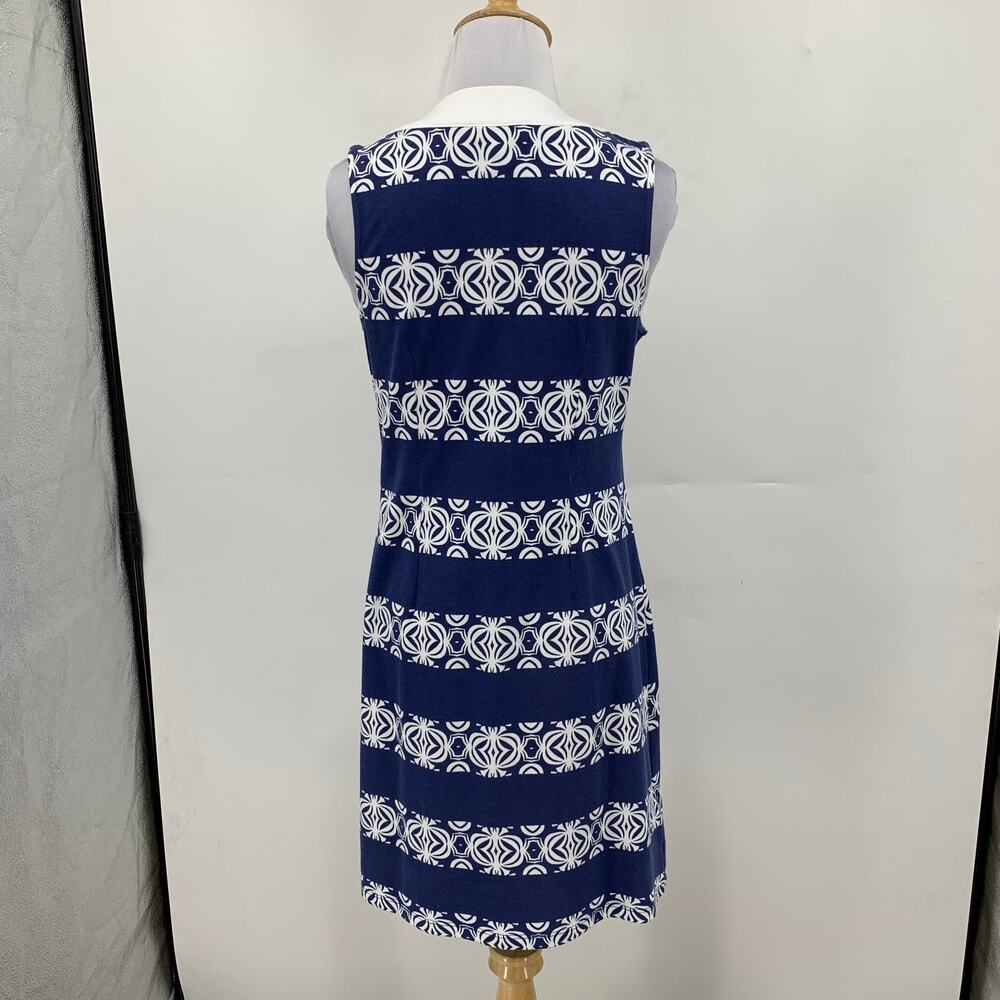 Tommy Bahama Dress Womens XS Extra Small Blue White Sleeveless Lace Up Nautical - Picture 5 of 12